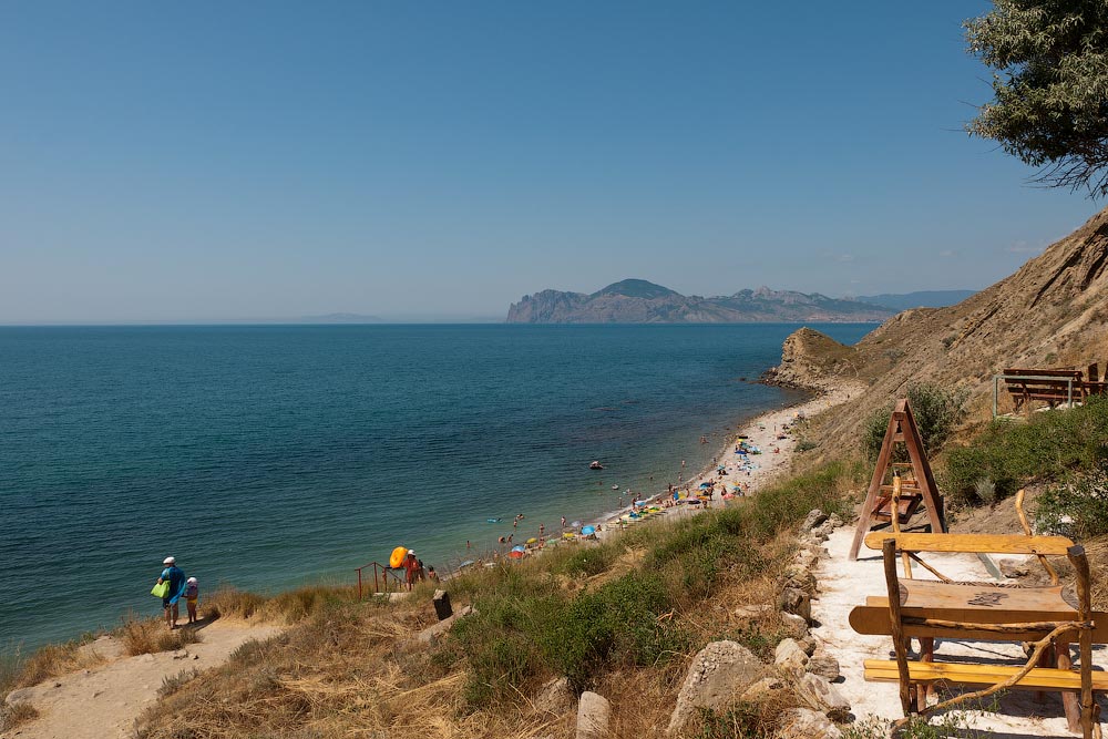 Крым, поселок Орджоникидзе (Феодосия), пляжи - лето 2011 года (18)