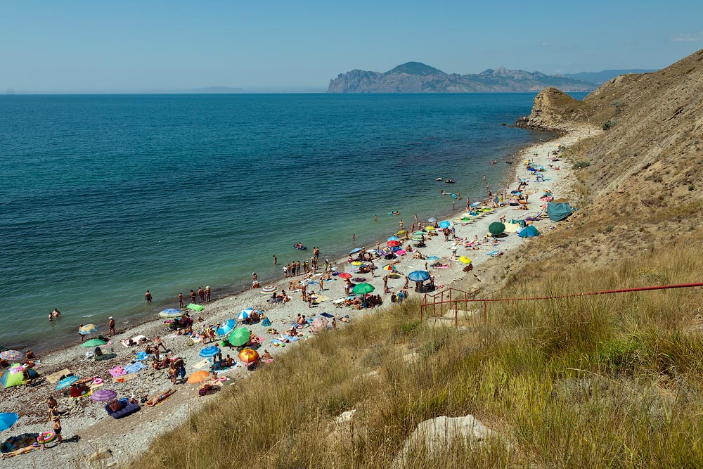 Крым, поселок Орджоникидзе (Феодосия), пляжи - лето 2011 года (19)