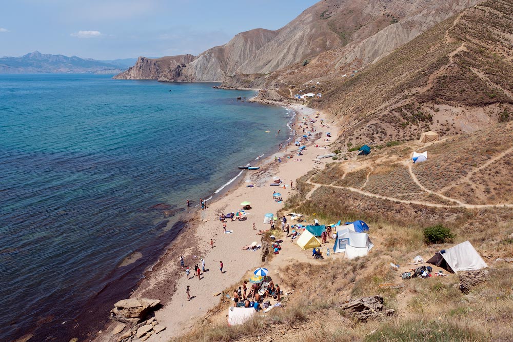 Крым, поселок Орджоникидзе (Феодосия), пляжи - лето 2011 года (27)