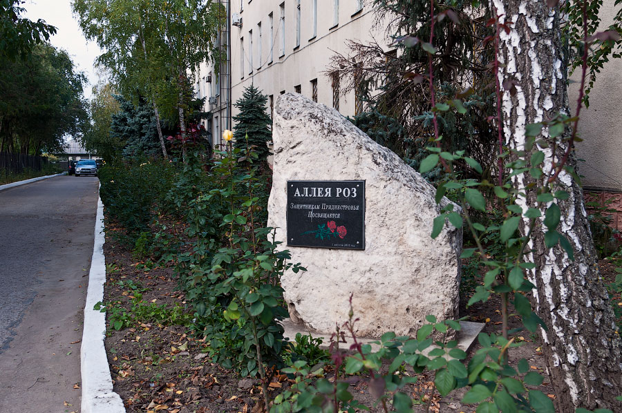 Аллея роз - еще один памятник в Тирасполе